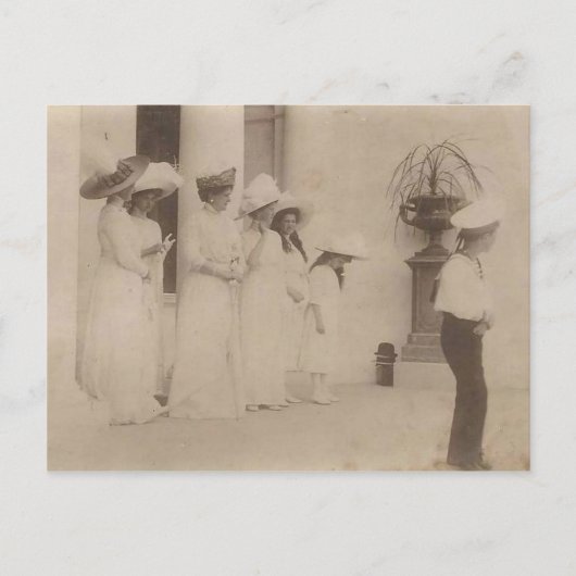 TSARINA & kinderen OTMA & ALEXIS Romanov Rusland#1 Briefkaart (Voorkant)