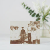 Tsarina van Rusland en dochters, OTMA Romanov Briefkaart (Staand voorkant)