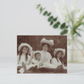 Tsarina van Rusland, Maria, Anastasia en Alexis Briefkaart (Staand voorkant)