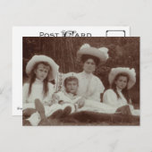 Tsarina van Rusland, Maria, Anastasia en Alexis Briefkaart (Voorkant / Achterkant)