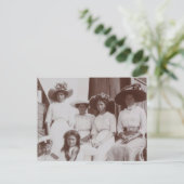 Tsarina van Rusland & Olga, Tatiana, Marie Romanov Briefkaart (Staand voorkant)