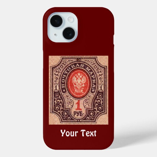 Tsaristisch Rusland Postage Case-Mate iPhone Case (Achterkant)