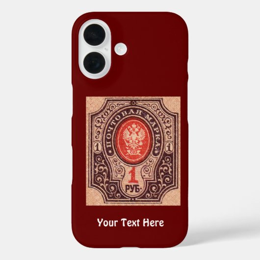 Tsaristisch Rusland Postage Case-Mate iPhone Case (Achterkant)