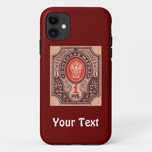 Tsaristisch Rusland Postage Case-Mate iPhone Case (Achterkant)
