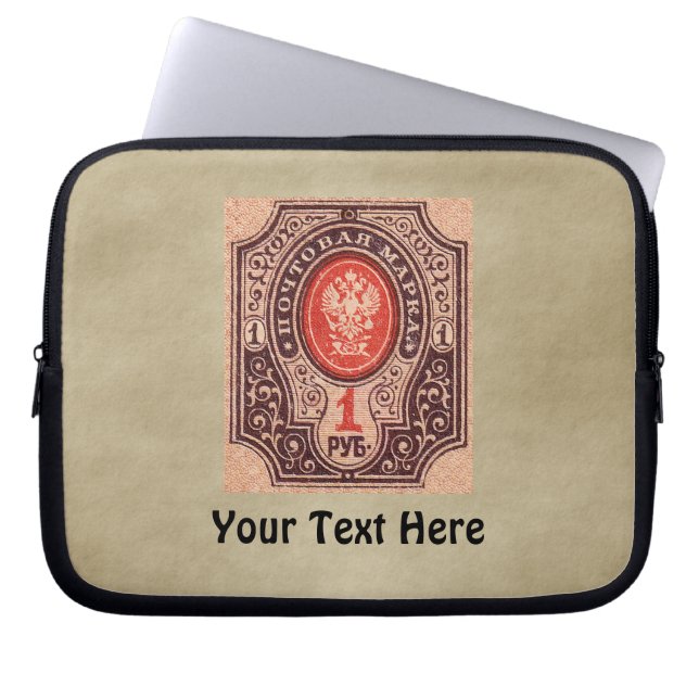 Tsaristisch Rusland Postage Laptop Sleeve (Voorkant)