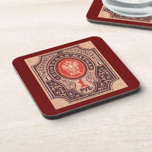 Tsaristisch Rusland Postage Onderzetter (Linkerzijde)