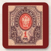Tsaristisch Rusland Postage Onderzetter (Voorkant)