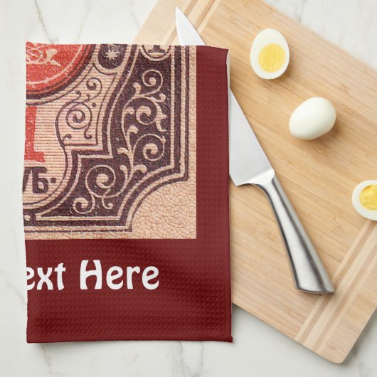 Tsaristisch Rusland Postage Theedoek (Quarter Fold)