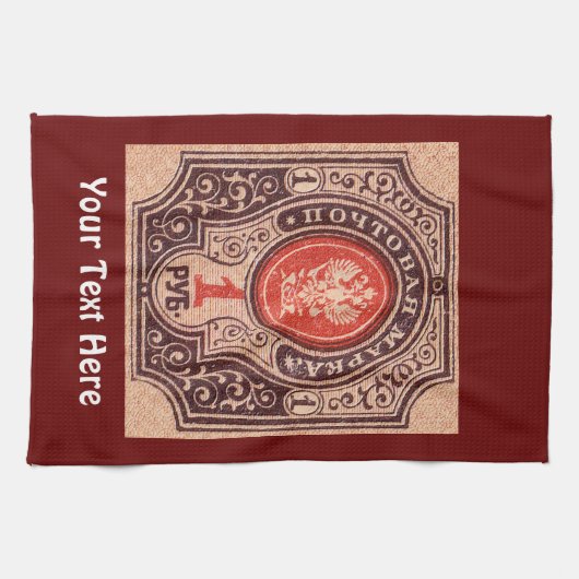 Tsaristisch Rusland Postage Theedoek (Horizontaal)