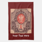 Tsaristisch Rusland Postage Theedoek (Verticaal)