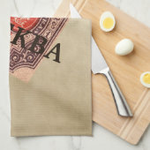 Tsaristisch Rusland Postage Theedoek (Quarter Fold)