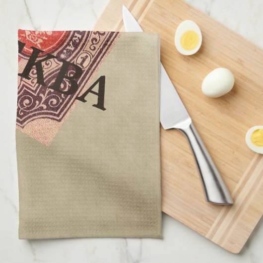 Tsaristisch Rusland Postage Theedoek (Quarter Fold)