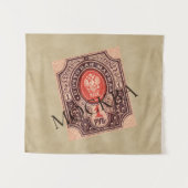 Tsaristisch Rusland Postage Wandkleed (Voorkant (horizontaal))