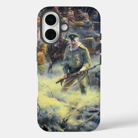 Tsaristische Russische aanval op de dode Mannen Case-Mate iPhone Case (Achterkant)