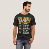TSB-functionaris voor de beveiliging van het vervo T-shirt (Voorkant volledig)