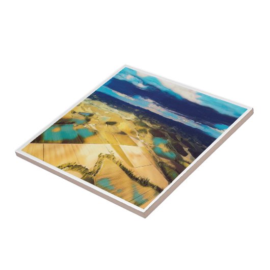 TSC002 TOSCANE Toscaans platteland - Italië, Tegeltje (Zijkant)