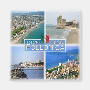 TSC006 FOLLONICA - Mozaïek - Toscane Italië - Frid Magneet