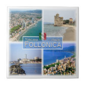 TSC006 FOLLONICA - Mozaïek, Toscane, Italië, Tegeltje (Voorkant)