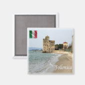TSC011 FOLLONICA, Strand, Toscane, Koelkast Magneet (Voorkant / Achterkant)