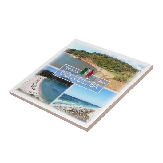 TSC016 ELBA, Mozaïek, Toscane, Tegeltje (Zijkant)