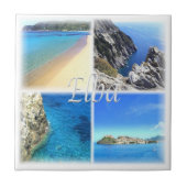 TSC023 ELBA EILAND, Mozaïek, Toscane, Tegeltje (Voorkant)