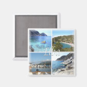 TSC024 ELBA EILAND, Toscane, Koelkast Magneet (Voorkant / Achterkant)