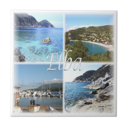 TSC024 ELBA ISLAND, Toscane, Tegeltje (Voorkant)