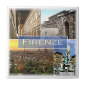 TSC029 FLORENCE, Mozaïek, Toscane, Tegeltje (Voorkant)