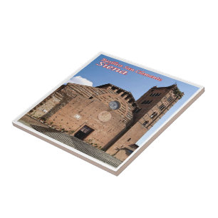 TSC052 SIENA, Basiliek San Clemente, Tegeltje