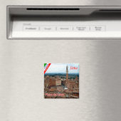 TSC056 SIENA, Piazza del Campo, Toscane, Koelkast Magneet (Insitu (Vaatwasser))