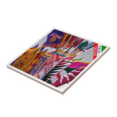 TSC063 SIENA, Banners van de Contrade, Tegeltje (Zijkant)