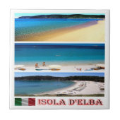 TSC064 ELBA EILAND, Mozaïek, Toscane, Tegeltje (Voorkant)
