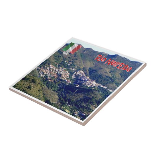 TSC070 RIO NELL'ELBA, ELBA Eiland Toscane Tegeltje (Zijkant)