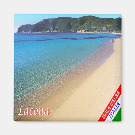 TSC075 LACONA, ELBA Eiland, Toscane, Koelkast Magneet (Voorkant)