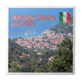 TSC081 MARCIANA MARINA, ELBA EILAND, TEGELTJE (Voorkant)