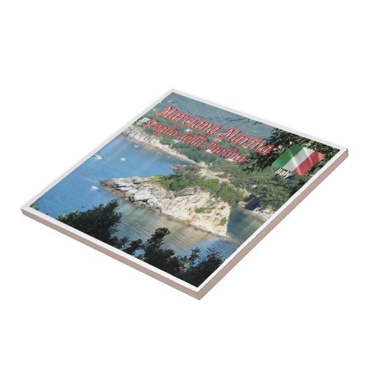 TSC082 MARCIANA MARINA, ELBA EILAND, TEGELTJE (Zijkant)