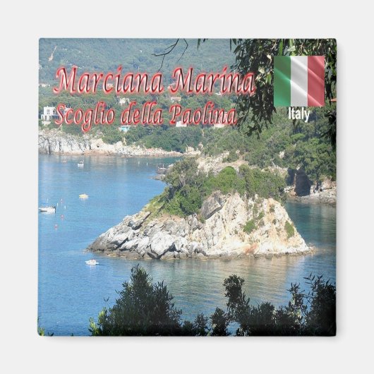 TSC082 MARCIANA MARINA - ELBA Island - Fridge Magneet (Voorkant)
