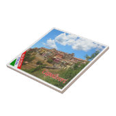 TSC084 CAPOLIVERI, ELBA, Toscane, Tegeltje (Zijkant)