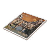 TSC087 FLORENCE, Oude Brug, Toscane, Tegeltje (Zijkant)