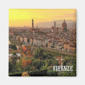 TSC088 FLORENCE - Cityscape - Toscane - Bridge Magneet (Voorkant)