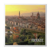 TSC088 FLORENCE, Cityscape, Toscane, Tegeltje (Voorkant)