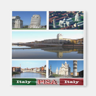 TSC095 PISA, Mozaïek, Toscane, Fridge Magneet