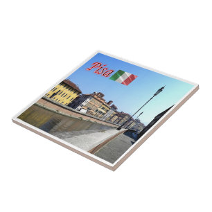 TSC099 PISA, Lungarno, Toscane, Tegeltje