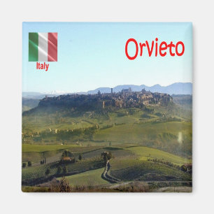 TSC104 ORVIETO, Panorama, Toscane, Fridge Magneet