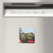 TSC105 MONTALCINO, Toscane, Italië, Fridge Magneet (Insitu (Vaatwasser))
