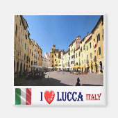 TSC111 LUCCA I Love, Toscane, Italy, Fridge Magneet (Voorkant)