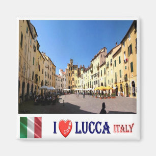 TSC111 LUCCA I Love, Toscane, Italy, Fridge Magneet
