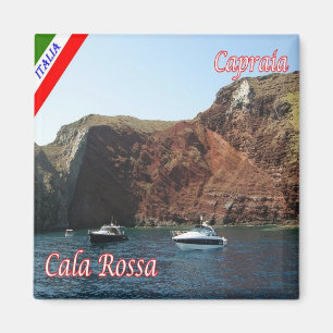 TSC134 CAPRAIA, Cala Red, Toscane, Italië, Fridge Magneet