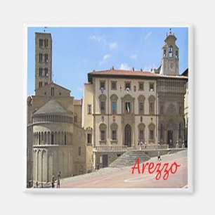 TSC135 AREZZO, Toscane, Italië, Europa, Fridge Magneet