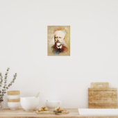 Tschaikowski/Tchaikovsky Portrait, Aquarell Style Poster (Keuken)
